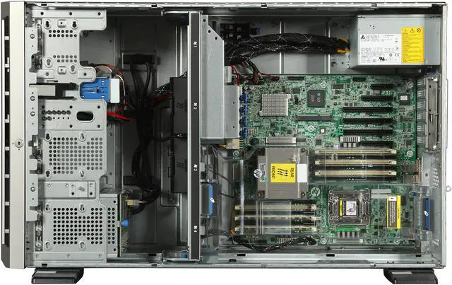 Alt view image 6 of 9 - HP ProLiant ML350e Gen8 Tower Server System Intel Xeon E5-2403 1.8GHz 4C/4T 8GB DDR3 No Hard Drive 686770-S01