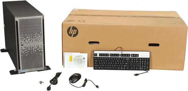 Alt view image 9 of 9 - HP ProLiant ML350e Gen8 Tower Server System Intel Xeon E5-2403 1.8GHz 4C/4T 8GB DDR3 No Hard Drive 686770-S01