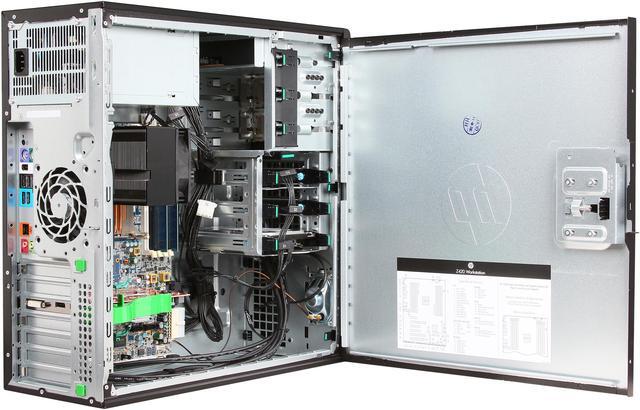 Alt view image 5 of 9 - HP Z420 Workstation Convertible Minitower Server System Intel Xeon E5-1620 3.6GHz 4C/8T 8GB DDR3 500GB 7200 rpm SATA NCQ Windows 7 Professional 64 B2B92UT#ABA