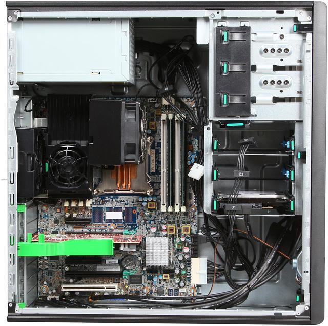 Alt view image 6 of 9 - HP Z420 Workstation Convertible Minitower Server System Intel Xeon E5-1620 3.6GHz 4C/8T 8GB DDR3 500GB 7200 rpm SATA NCQ Windows 7 Professional 64 B2B92UT#ABA