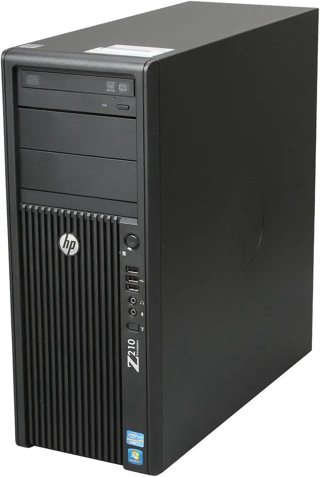 Alt view image 3 of 9 - HP Z210 Workstation Convertible Minitower Server System Intel Core i7-2600 3.4GHz 4C/8T 8GB DDR3 1TB HDD Windows 7 Professional 64-Bit VA768UT#ABA