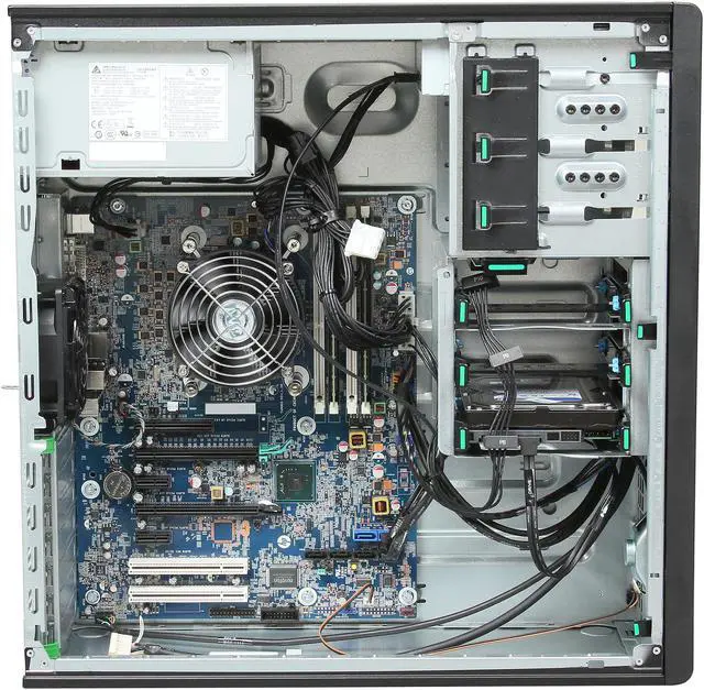 Alt view image 6 of 9 - HP Z210 Workstation Convertible Minitower Server System Intel Core i7-2600 3.4GHz 4C/8T 8GB DDR3 1TB HDD Windows 7 Professional 64-Bit VA768UT#ABA