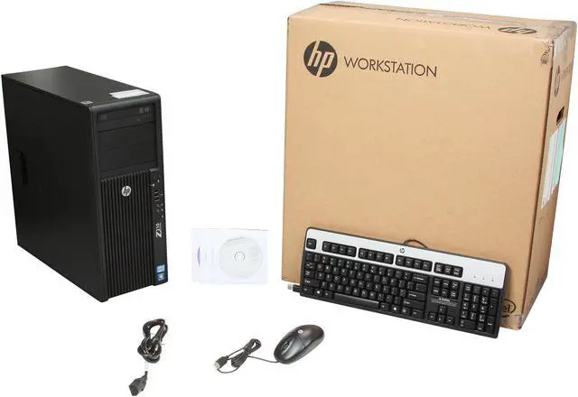 Alt view image 9 of 9 - HP Z210 Workstation Convertible Minitower Server System Intel Core i7-2600 3.4GHz 4C/8T 8GB DDR3 1TB HDD Windows 7 Professional 64-Bit VA768UT#ABA