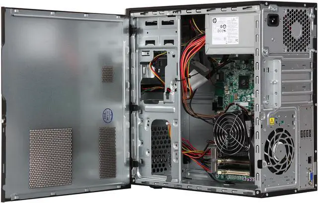 Alt view image 5 of 9 - HP ProLiant ML10 Tower Server System Intel Xeon E3-1220 v2 (4 core, 3.1 GHz, 8MB, 69W) 2GB Single Rank x8 PC3-12800E Memory 737649-S01