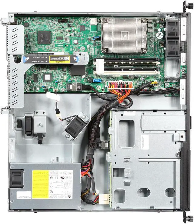 Alt view image 6 of 7 - HP ProLiant DL320e Gen8 v2 Rack Server System Intel Xeon E3-1220 v3 3.1GHz 4GB DDR3-1600 No Hard Drive 736663-S01
