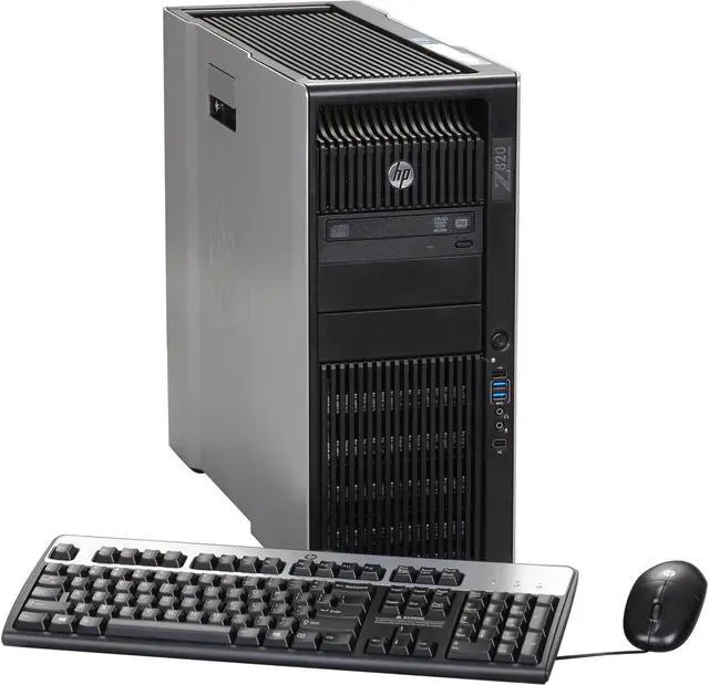 Main image of HP Z820 Workstation Tower Server System Intel Xeon E5-2640 2.5GHz 16GB DDR3 1600 1 x 300GB SSD 1 x 2TB 7200RPM HDD Hard Drive (Installed) Windows 7 Professional 64-bit LJ452AV