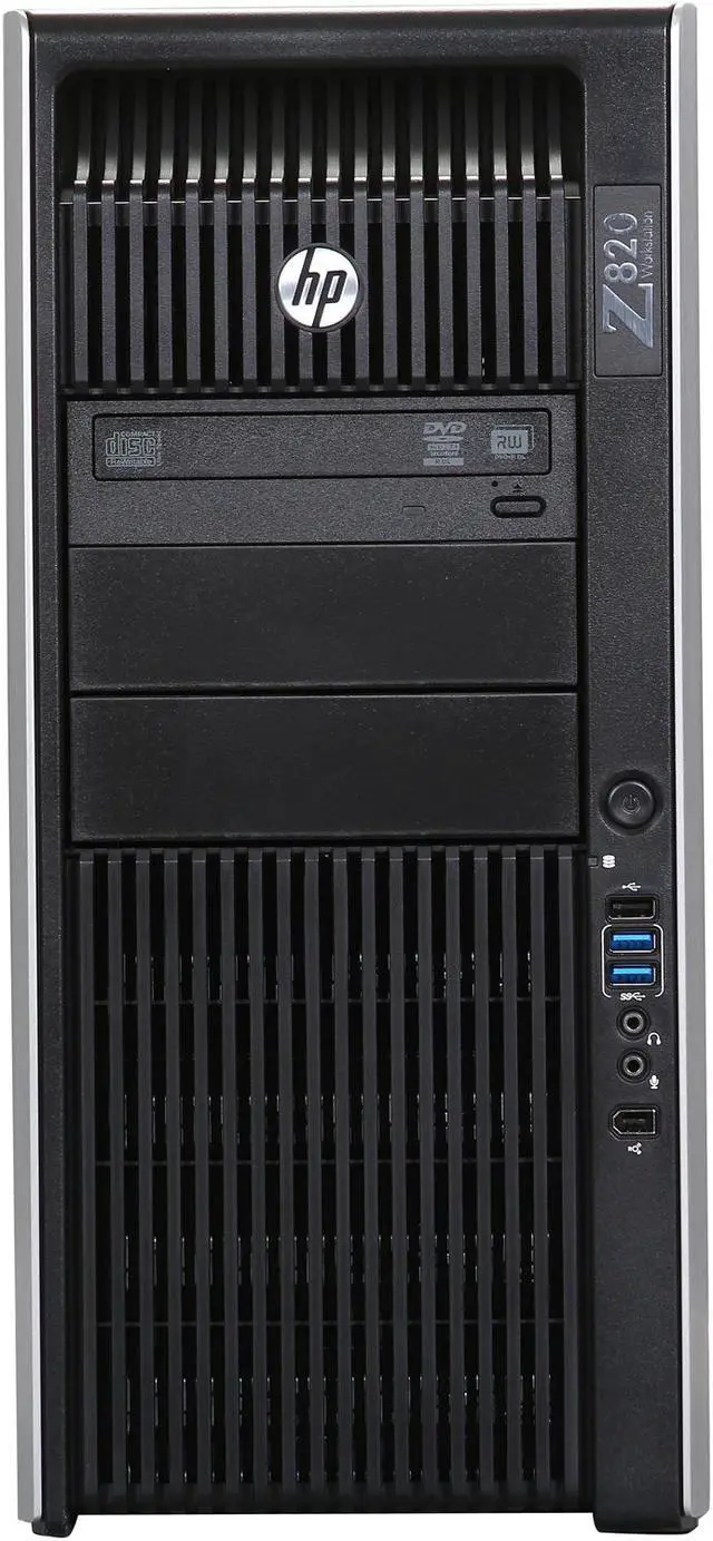 Alt view image 2 of 9 - HP Z820 Workstation Tower Server System Intel Xeon E5-2640 2.5GHz 16GB DDR3 1600 1 x 300GB SSD 1 x 2TB 7200RPM HDD Hard Drive (Installed) Windows 7 Professional 64-bit LJ452AV
