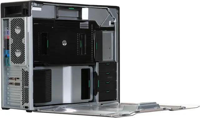 Alt view image 5 of 9 - HP Z820 Workstation Tower Server System Intel Xeon E5-2640 2.5GHz 16GB DDR3 1600 1 x 300GB SSD 1 x 2TB 7200RPM HDD Hard Drive (Installed) Windows 7 Professional 64-bit LJ452AV