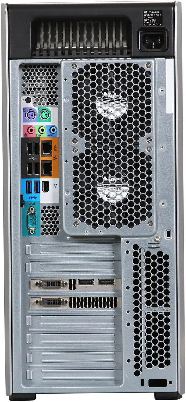 Alt view image 8 of 9 - HP Z820 Workstation Tower Server System Intel Xeon E5-2640 2.5GHz 16GB DDR3 1600 1 x 300GB SSD 1 x 2TB 7200RPM HDD Hard Drive (Installed) Windows 7 Professional 64-bit LJ452AV