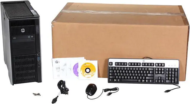 Alt view image 9 of 9 - HP Z820 Workstation Tower Server System Intel Xeon E5-2640 2.5GHz 16GB DDR3 1600 1 x 300GB SSD 1 x 2TB 7200RPM HDD Hard Drive (Installed) Windows 7 Professional 64-bit LJ452AV