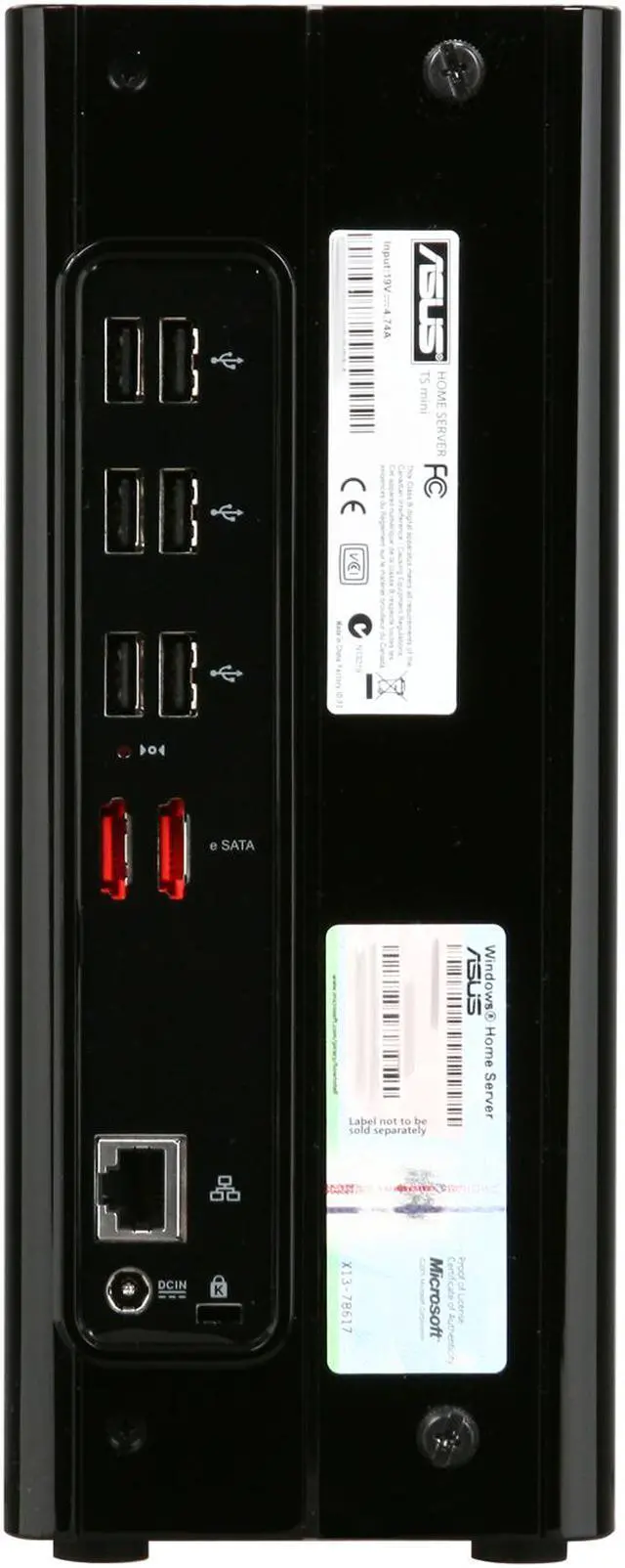 Alt view image 12 of 13 - ASUS TS Mini SOHO Home Server w/ Intel Atom N280 1.66GHz 2GB DDR2 2TB HDD installed, powered by Windows Home Server