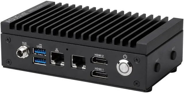 Alt view image 2 of 3 - ASUS EBS-P300-J6412-8-1G Intel Celeron J6412 Fanless Embedded Computer with LPDDR4x on board, up to 4Kp60 solutions via HDMI X 2, Dual-LAN, Multiple COM, USB3.2, M.2 E key, M.2 B key, 12-24V DC.