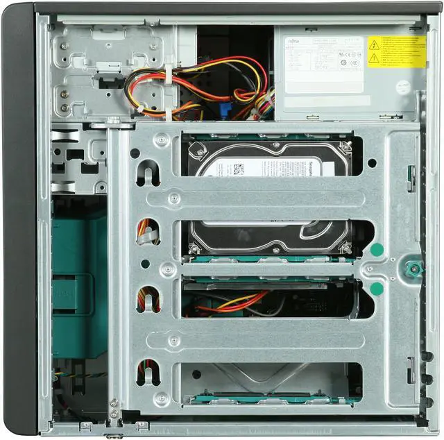Alt view image 6 of 9 - Fujitsu PRIMERGY TX100 S2 Tower Server System Intel Core i3 540 3.06GHz 4GB ECC (2 x 2GB) 250G SATA II 3.5" 7200RPM VFY:T1002SX260US