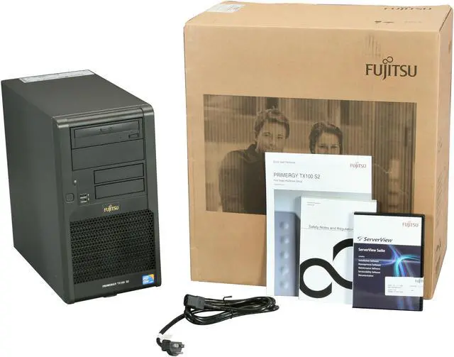 Alt view image 9 of 9 - Fujitsu PRIMERGY TX100 S2 Tower Server System Intel Core i3 540 3.06GHz 4GB ECC (2 x 2GB) 250G SATA II 3.5" 7200RPM VFY:T1002SX260US