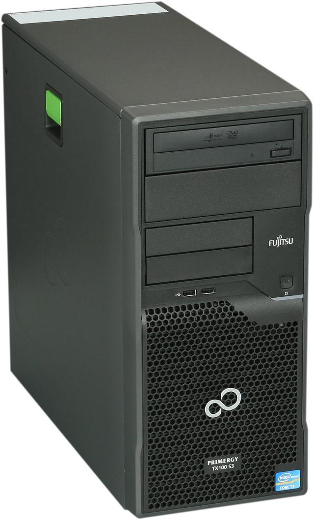 Fujitsu PRIMERGY TX100 S3 Tower Server System Intel Core i3-2100