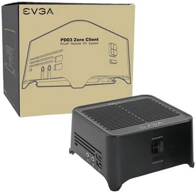 Alt view image 6 of 6 - EVGA PD03 Zero Client Teradici Tera1100 128MB 124-IP-PD03-KA