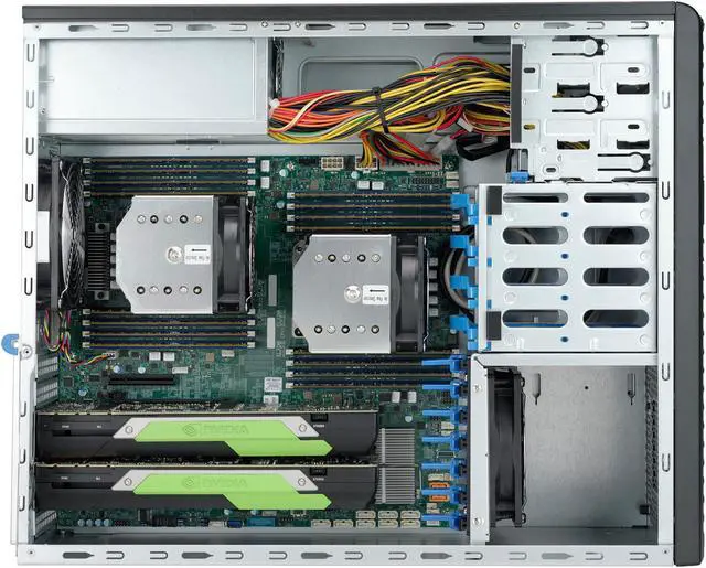 Alt view image 3 of 4 - SUPERMICRO SuperWorkstation Mid-tower Server System Intel Xeon Gold 512GB DDR4 2666 7039A-I-OTO-94