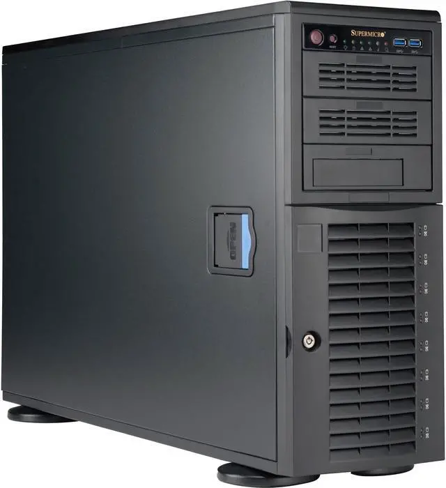 Main image of SUPERMICRO SuperWorkstation Mid-tower Server System Intel Xeon 128GB DDR4 2933 5049-T-OTO-55