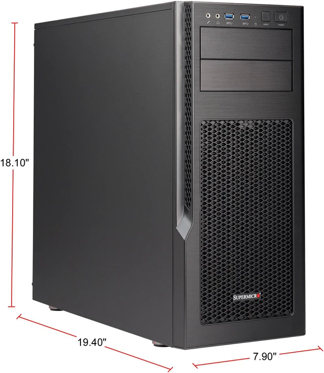 Supermicro High-Performance Workstation SYS-5039AD-I - Intel Core i9 ...