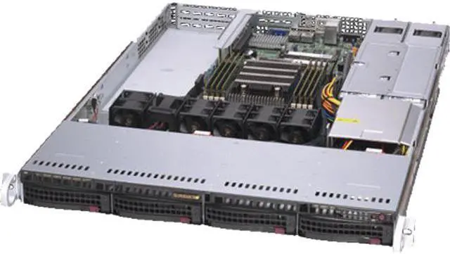 Main image of Supermicro AMD EPYC Milan AS-1014S-WTRT Server Full System, AMD EPYC Milan 7313P 1U , 16-Core/32-Thread, 128 (8x16GB) DDR4 Memory, 1 TB Intel SSD