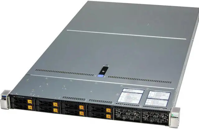 Main image of Supermicro Hyper SuperServer SYS-112HA-TN, 1U Hyper with 8 hot-swap 2.5" NVMe/SAS/SATA bays and 2 PCIe 5.0 x16 + 1 PCIe 5.0 x16 AIOM slot, Complete System Only.