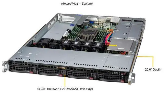 Main image of Supermicro 1U Gold Series WIO Server (SYS-511E-WR-G1)