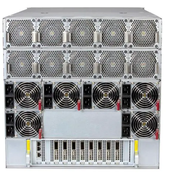 Alt view image 2 of 3 - Supermicro 10U B200 Gold Series GPU Server (SYS-A21GE-NBRT-G1)