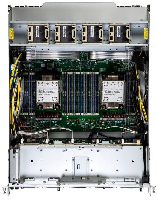 Alt view image 3 of 3 - Supermicro 10U B200 Gold Series GPU Server (SYS-A21GE-NBRT-G1)
