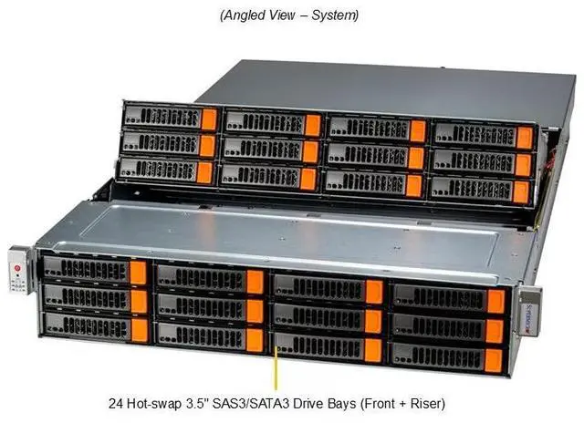 Main image of Supermicro 2U Gold Series SuperStorage Server (ASG-2015S-E1CR24H-G1)