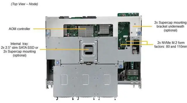 Alt view image 5 of 6 - Supermicro 4U Gold Series Storage Server (SSG-640SP-E1CR60-G1)