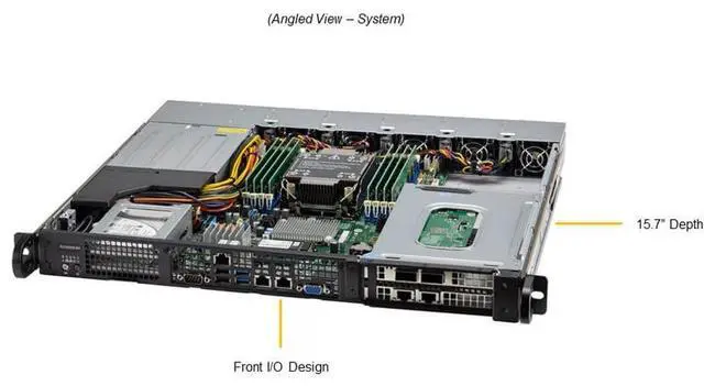 Main image of Supermicro 1U Gold Series Edge Server (SYS-110P-FRN2T-02-G1)