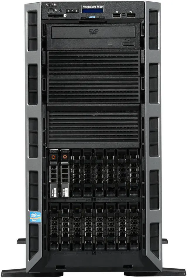 Alt view image 2 of 9 - DELL PowerEdge T620 Tower Server System Intel Xeon E5-2620 2GHz 6C/12T 8GB (2x4GB) DDR3 2 x 300GB 10K RPM SAS 469-3778