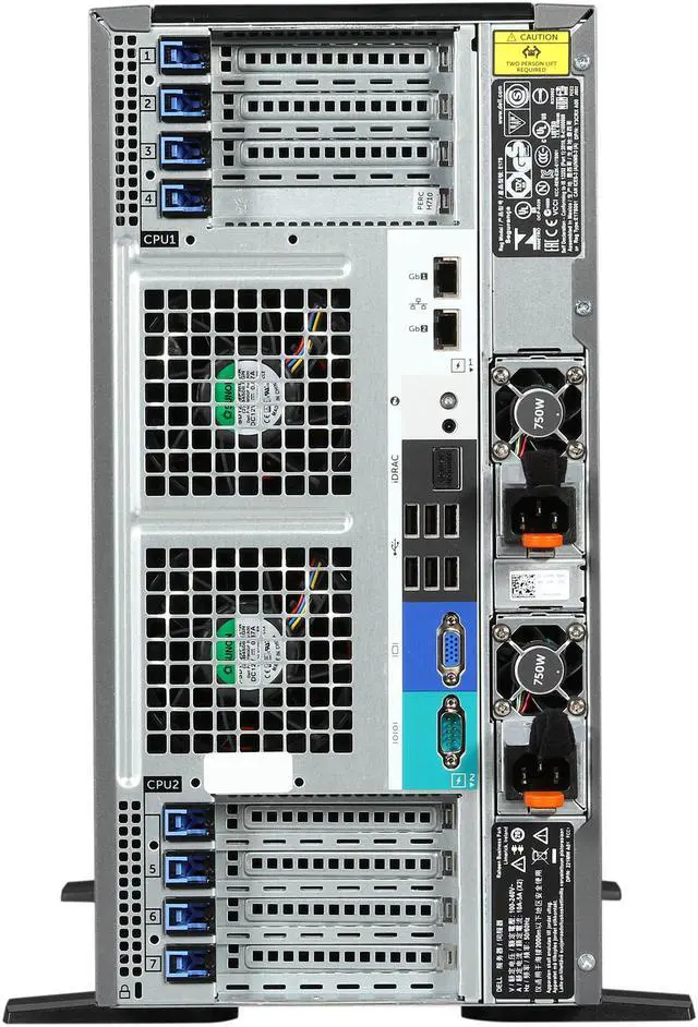 Alt view image 8 of 9 - DELL PowerEdge T620 Tower Server System Intel Xeon E5-2620 2GHz 6C/12T 8GB (2x4GB) DDR3 2 x 300GB 10K RPM SAS 469-3778