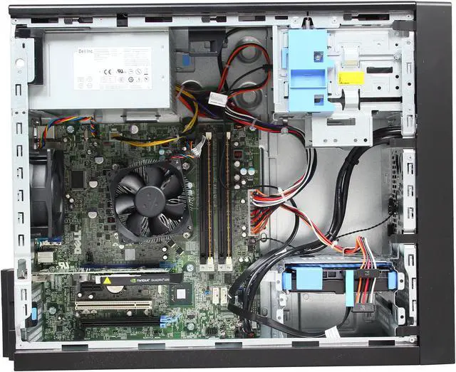 Alt view image 6 of 9 - DELL Precision T1650 Mini-tower Workstation Intel Xeon E3-1240V2 3.4GHz 4C/8T 8GB DDR3 1TB 7200 RPM 3.5" SATA 6Gb/s Windows 7 Pro 64-bit 469-3188