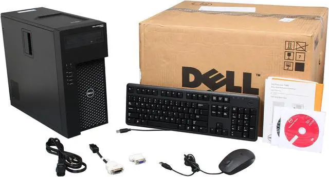 Alt view image 9 of 9 - DELL Precision T1650 Mini-tower Workstation Intel Xeon E3-1240V2 3.4GHz 4C/8T 8GB DDR3 1TB 7200 RPM 3.5" SATA 6Gb/s Windows 7 Pro 64-bit 469-3188