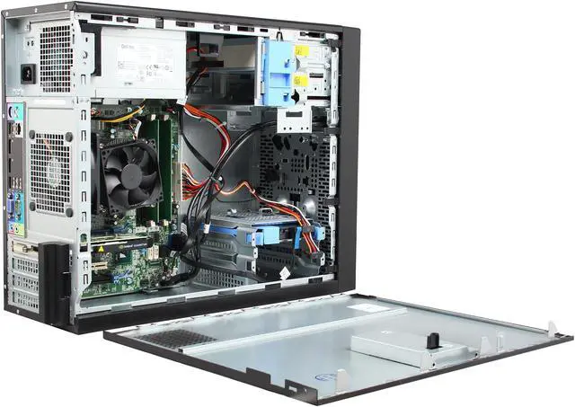 Alt view image 5 of 9 - DELL Precision T1650 Mini-tower Workstation Intel Xeon E3-1220V2 3.1GHz 4C/4T 4GB DDR3 500GB 7200 RPM 3.5" SATA 6Gb/s Windows 7 Pro 64-bit 469-3189