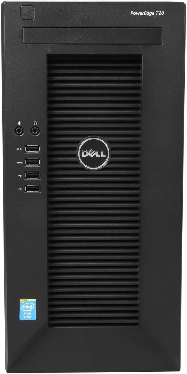 Alt view image 3 of 9 - Dell PowerEdge T20 Mini-tower Server System Intel Xeon E3-1225, 4GB Memory, 1TB HDD