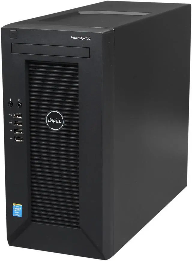 Alt view image 3 of 9 - Dell PowerEdge T20 Mini-tower Server System Intel Pentium G3220, 4GB Memory