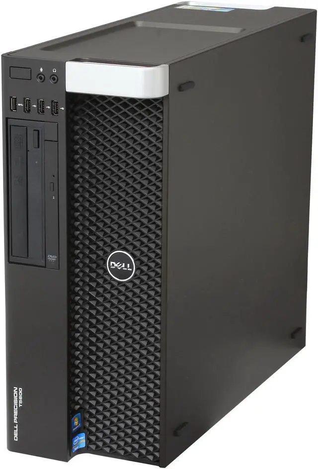 Alt view image 3 of 10 - DELL Tower Precision Fixed Workstation Intel Xeon 4GB DDR3 SDRAM - ECC Windows 7 Pro 64-bit 469-4335