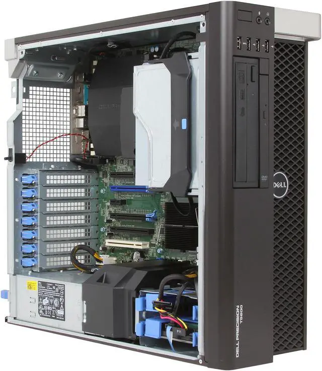 Alt view image 7 of 10 - DELL Tower Precision Fixed Workstation Intel Xeon 4GB DDR3 SDRAM - ECC Windows 7 Pro 64-bit 469-4335