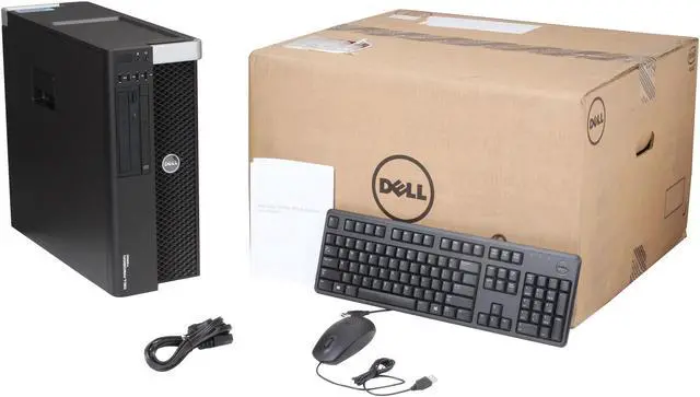 Alt view image 9 of 9 - DELL Precision Mini-tower Server Workingstation Intel Xeon E5-1620 3.6GHz 4GB DDR3 1600 500GB 7200RPM Windows 7 Professional 64-bit T3600 (469-4333)