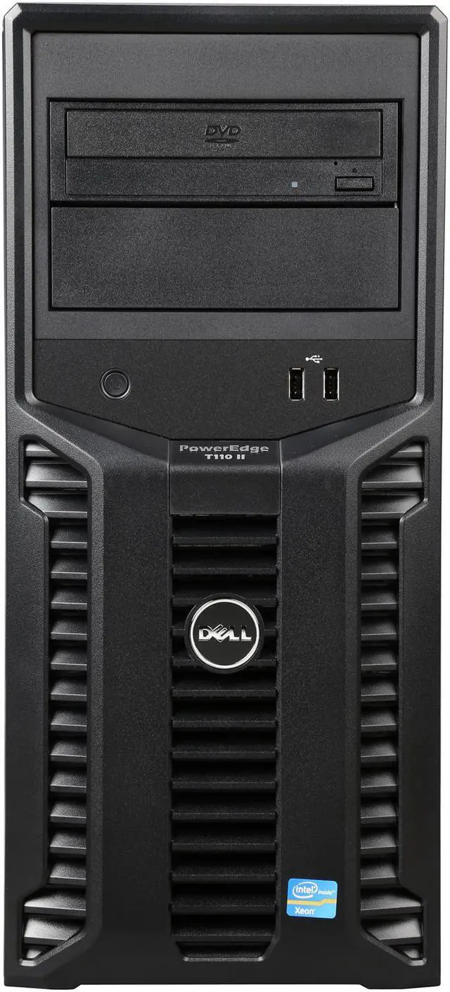 Alt view image 2 of 9 - Dell PowerEdge T110 II Tower Server - 1 x Intel Xeon E3-1230V2 3.30 GHz