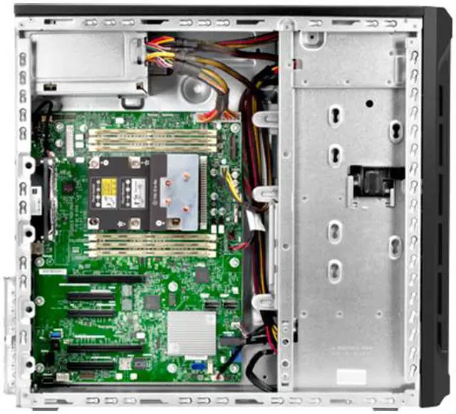 Alt view image 3 of 4 - HPE ProLiant ML110 G10 Tower 4LFF Hot Plug 550W PS Perf Server Intel Xeon Scalable 16GB DDR4 2666 P03686-S01