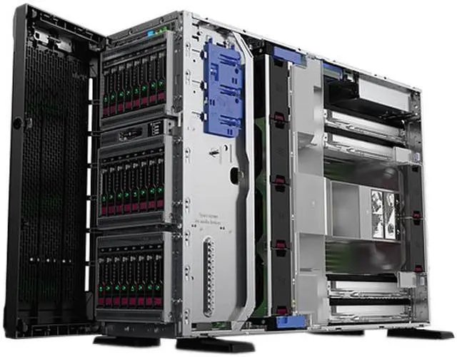 Alt view image 3 of 5 - HPE ProLiant ML350 G10 Rack 2 x 800W FS RPS Performance Rack Server Intel Xeon Scalable 32GB (2 x 16 GB) DDR4 877622-001