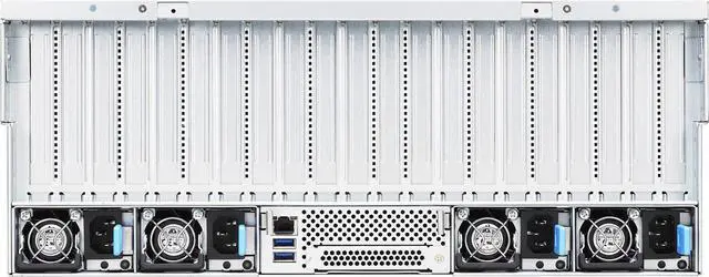 Alt view image 3 of 5 - Tyan 4U H100 GPU Server System, Dual Intel Xeon Platinum 8380 Processor, 40-Core/ 80 Threads, 256GB DDR4 Memory, 8 x NVIDIA H100 80GB Deep Learning PCie GPU.