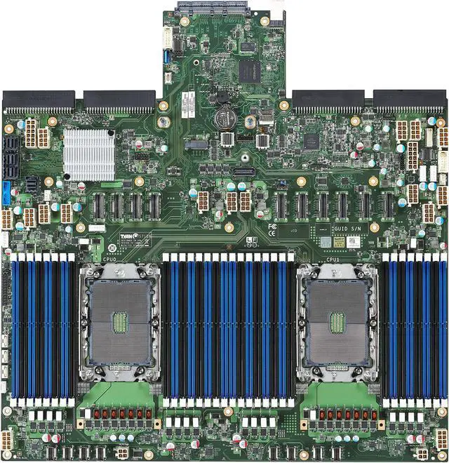 Alt view image 5 of 5 - Tyan 4U H100 GPU Server System, Dual Intel Xeon Platinum 8380 Processor, 40-Core/ 80 Threads, 256GB DDR4 Memory, 8 x NVIDIA H100 80GB Deep Learning PCie GPU.
