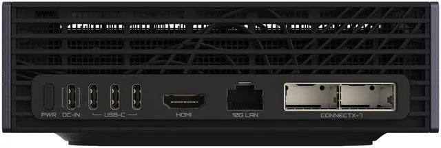 Alt view image 7 of 14 - GIGABYTE AI TOP ATOM Personal AI Supercomputer, Arm Cortex-X295 + Cortex A725, NVIDIA Blackwell Architecture, 128GB LPDDR5X, 4TB PCIe 4.0 NVMe SSD, NVIDIA DGX OS, Black