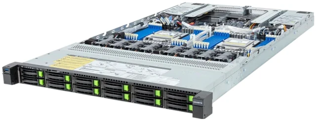 Main image of Dual EPYC 9355 CPUs with 64 cores total, 384GB DDR5-5600 memory, 15.24TB raw Gen4 U.2 SSD storage, and dual-port 25GbE networking