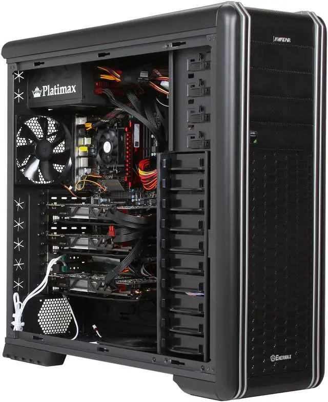 Alt view image 7 of 11 - Avatar GPU Tower System AMD Sempron 145 2.8 GHz 4GB DDR3 500GB 7200RPM Windows 8.1 64-bit