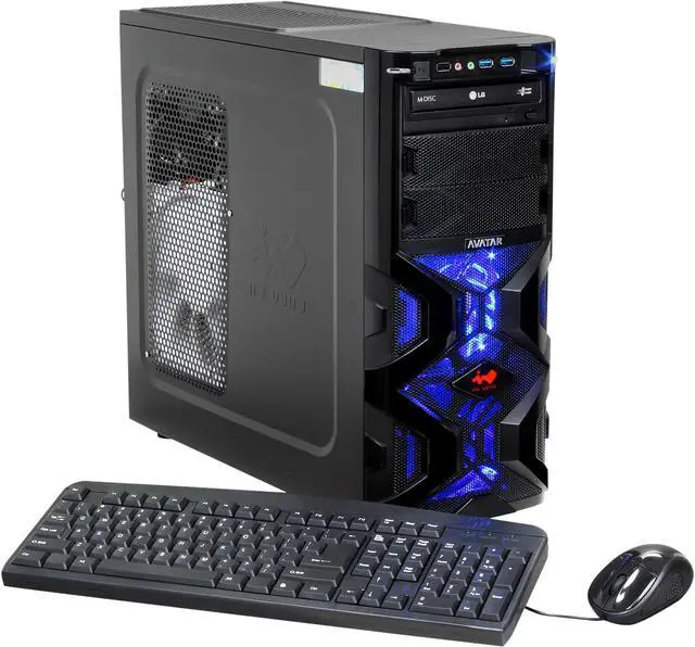 Main image of Avatar GPU Tower System AMD FX-6300 3.5 GHz 8GB DDR3 1600 1TB 7200RPM Windows 8.1 64-bit